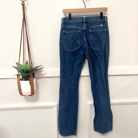 Aritzia Sunday Best Jupiter Jeans High-Waisted Wide Leg Dark Wash Women’s Size 6 - Picture 3 of 6
